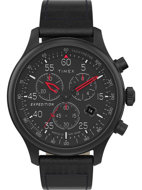 black chronograph watches for men.